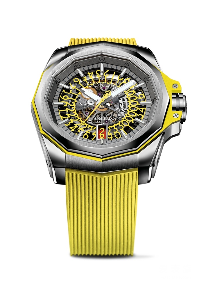 Yellow applied in Swiss copy watches is outstanding.